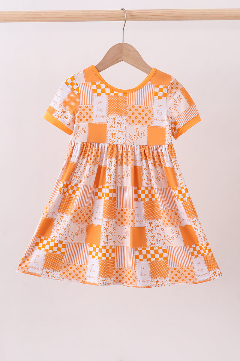 Tennessee floral checkered bamboo dress