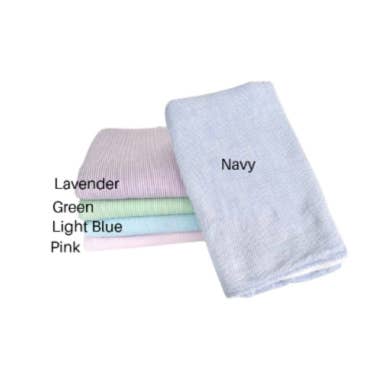 Zsa Zsa & LoLLi - Beach Towel, Seersucker, Monogram, Embroidery: Purple