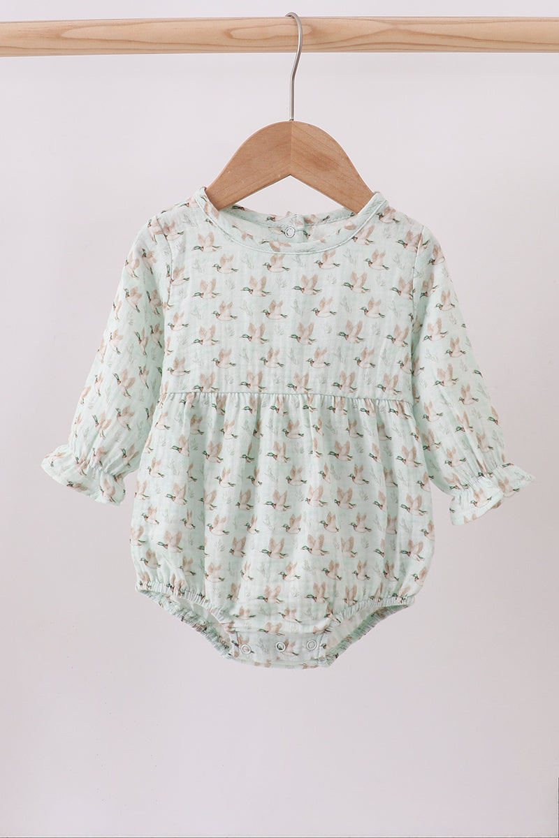 Premium duck print muslin bubble