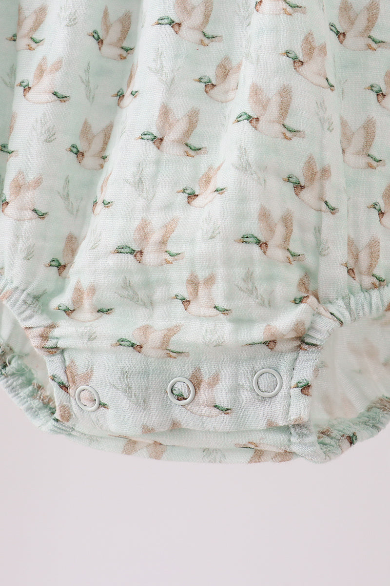 Premium duck print muslin bubble