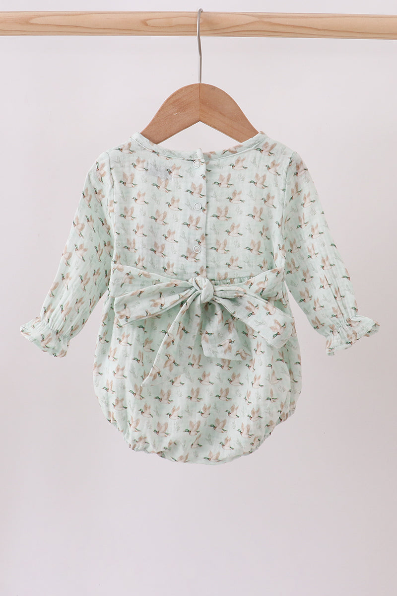 Premium duck print muslin bubble