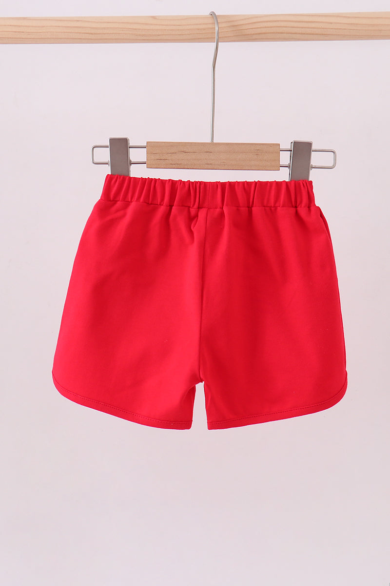 Premium Red bow shorts