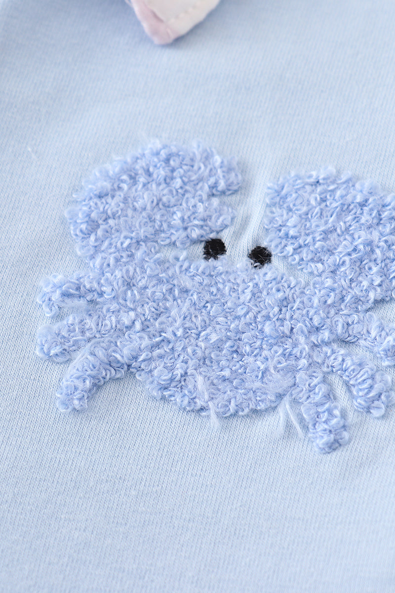 Crab french knot boy shirt
