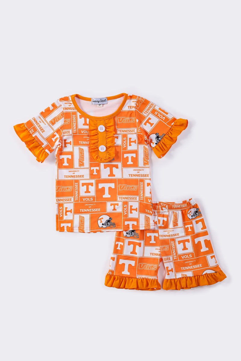 Tennessee print girl set